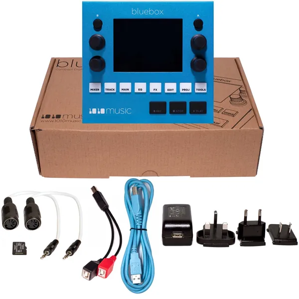 1010music Bluebox Mezclador/grabador digital compacto (azul)