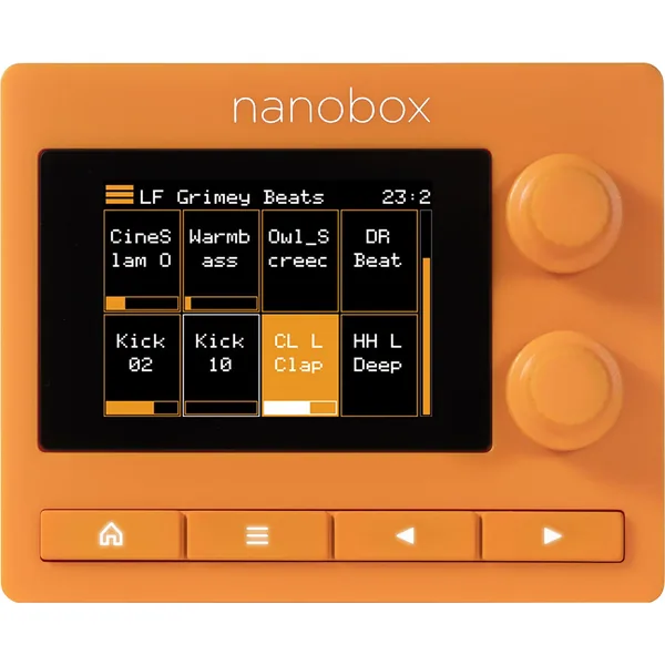 Módulo de muestreo de transmisión compacto 1010music nanobox tangerine