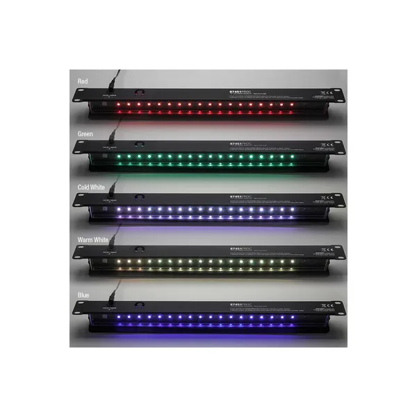 Luz de estante multicolor con matriz LED de 19″ Adam Hall