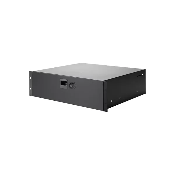 Cajón de rack con cerradura con llave Adam Hall (3 RU, 19″)