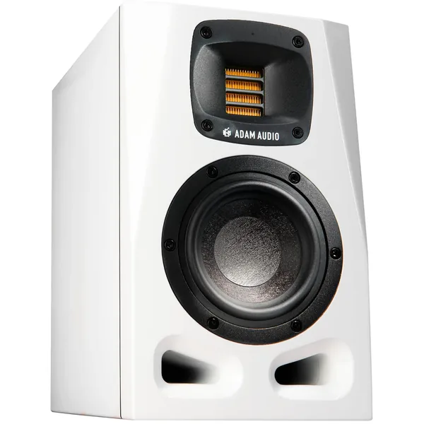 Adam Professional Audio A4V 130W 4″ Monitor de estudio activo de campo cercano de 2 vías (individual, edición limitada, blanco)