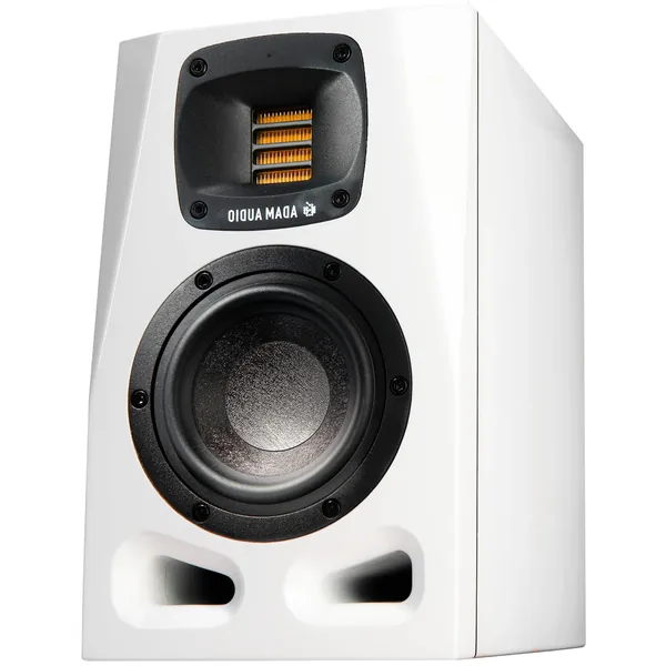 Adam Professional Audio A4V 130W 4″ Monitor de estudio activo de campo cercano de 2 vías (individual, edición limitada, blanco)