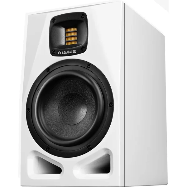 Adam Professional Audio A7V 130W 7″ Monitor de estudio activo de campo cercano de 2 vías (individual, edición limitada, blanco)