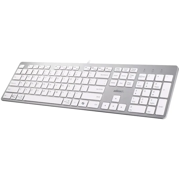 Teclado Adesso EasyTouch 730 (Blanco)
