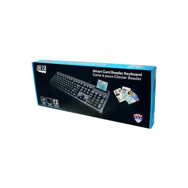 Teclado lector de tarjetas inteligentes compatible con Adesso TAA