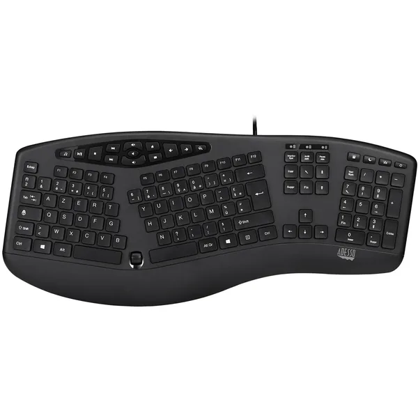 Teclado de escritorio ergonómico Adesso TruForm