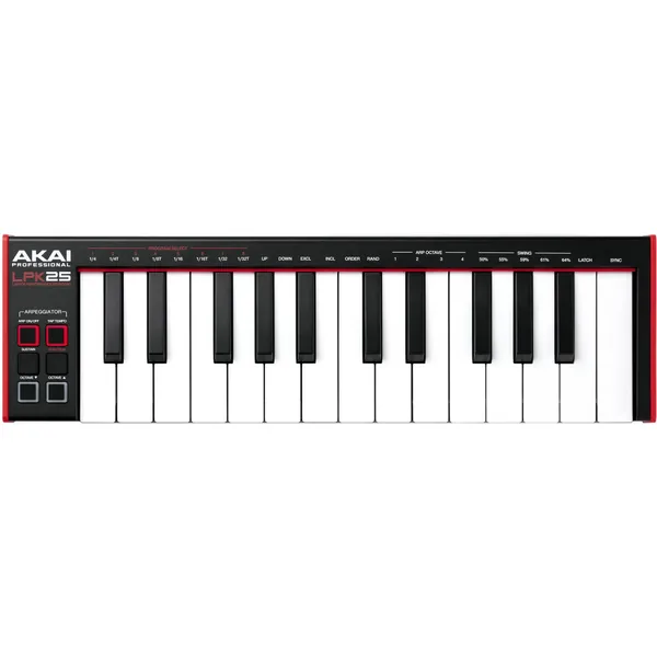 Teclado de rendimiento para portátil USB Akai Professional LPK25 MK2