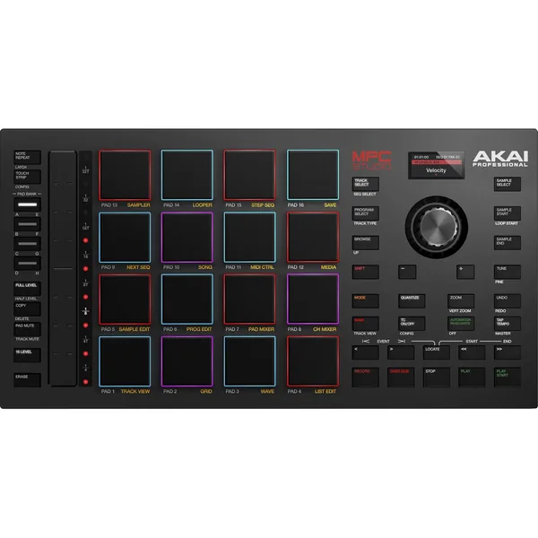 Controlador de producción musical Akai Professional MPC Studio para software MPC