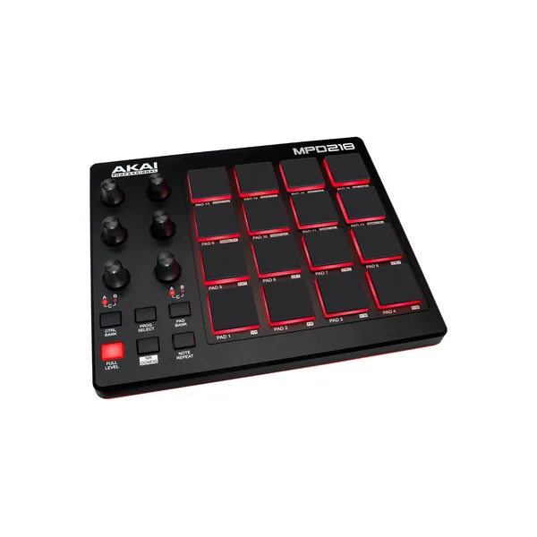Controlador de almohadilla USB Akai Professional MPD218