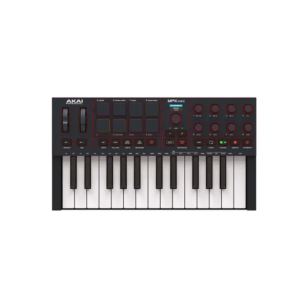 Akai Professional MPK Mini IV Controlador MIDI de 25 teclas (Negro)