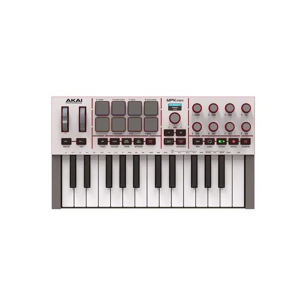 Akai Professional MPK Mini IV Controlador MIDI de 25 teclas (gris)