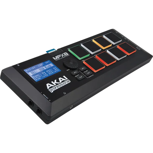Controlador de almohadilla de muestra SD Akai Professional MPX8