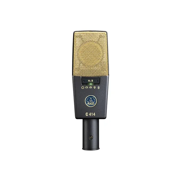 AKG C414 XLII Micrófono de condensador multipatrón de diafragma grande (par combinado)