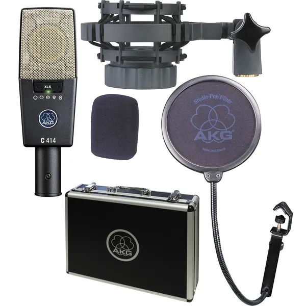 AKG C414 XLS Micrófono de condensador multipatrón de diafragma grande