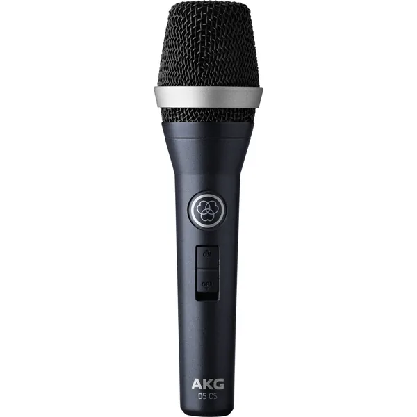 AKG D5 CS Micrófono vocal dinámico profesional con interruptor de encendido/apagado