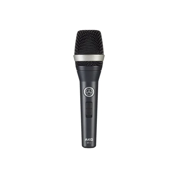 AKG D5 S Micrófono vocal dinámico supercardioide de mano con interruptor de encendido/apagado