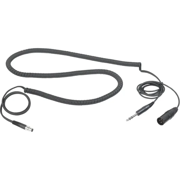 AKG MK HS STUDIO D Cable de auriculares para estudio y moderadores con conectores estéreo XLR de 3 pines + 1/4″