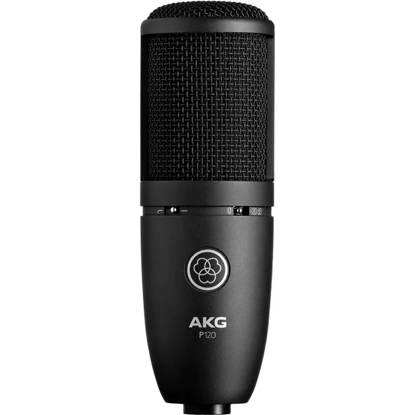 Micrófono de condensador cardioide AKG P120 (negro)