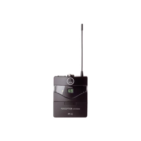 Transmisor inalámbrico de bolsillo AKG Perception PT 45 (Frecuencia A/530 – 560 MHz)