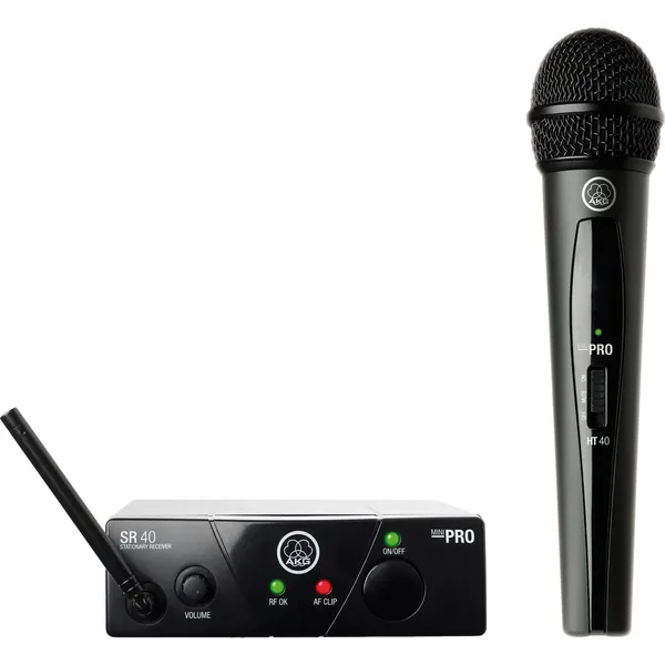 AKG WMS40 Mini Single Vocal Set Sistema de micrófono inalámbrico (Banda: A)