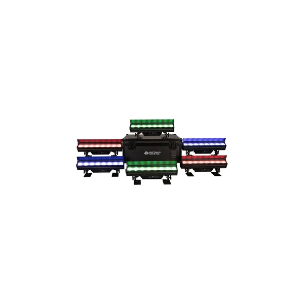 American DJ ElectraPix Bar 8 Pak RGBAL+UV LED Bar Light (6-Light Kit)