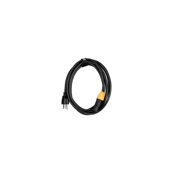 American DJ IP65 Power Link to Edison 3-Prong Power Cable, 15′