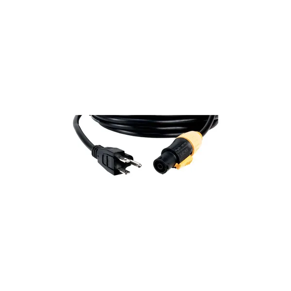 American DJ IP65 Power Link to Edison 3-Prong Power Cable, 15′