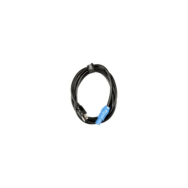 American DJ Locking Power Cable to Edison Cable, 10′