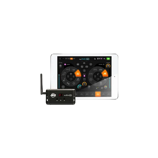 American DJ myDMX Go – Sistema de control de iluminación DMX con interfaz Wi-Fi/USB (iPad/Android)