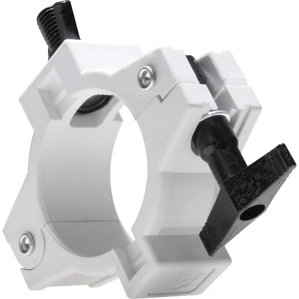 American DJ Oslim Pearl O-Clamp for 2″ Rods (White)