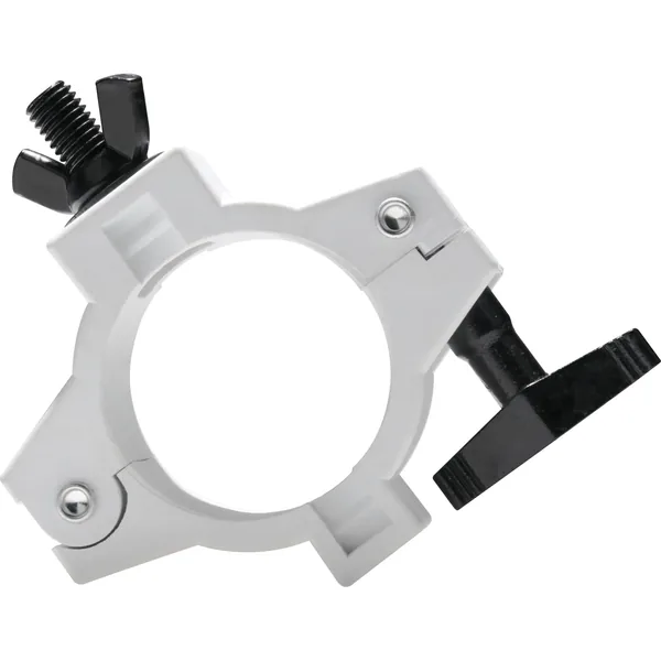 American DJ Oslim Pearl O-Clamp for 2″ Rods (White)