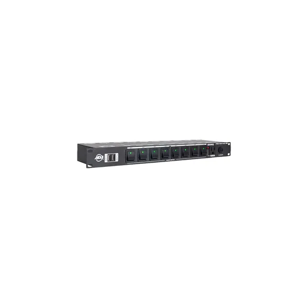 American DJ POW-R BAR RACK USB 10 salidas 2 USB Distribuidor de energía para montaje en rack
