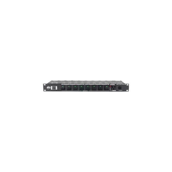 American DJ POW-R BAR RACK USB 10 salidas 2 USB Distribuidor de energía para montaje en rack