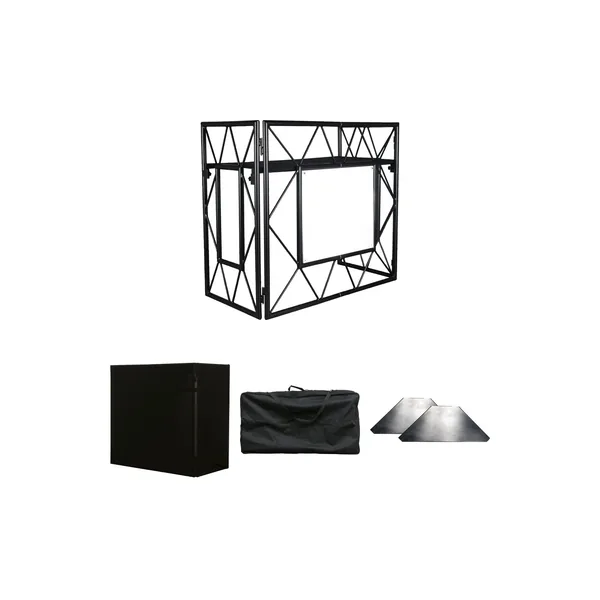 American DJ Pro Event TBL 2 Kit con malla, bolsa y estantes (negro)