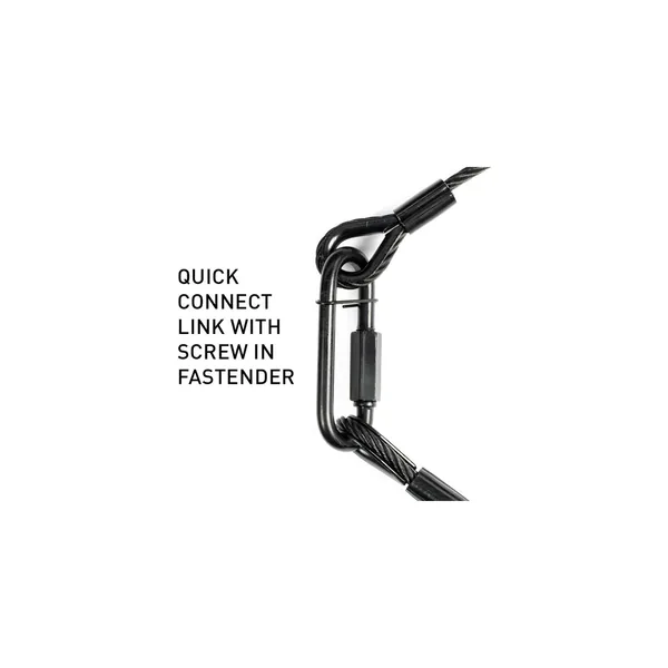 American DJ SC6B Cable de seguridad (31,5″, negro)