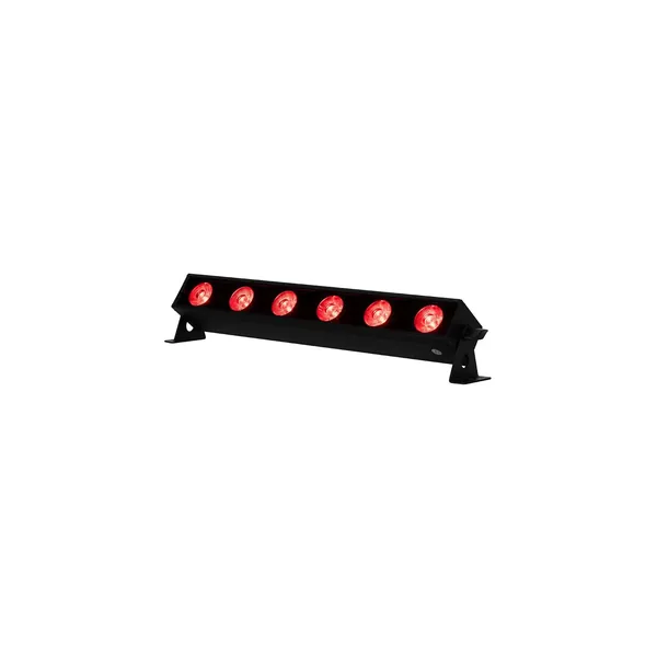 American DJ UBL6H RGBAL+UV Barra de luz lineal con filtro de difusión (6 LED)