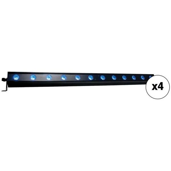 American DJ Ultra Hex Bar 12 LED Luminaria lineal (paquete de 4)