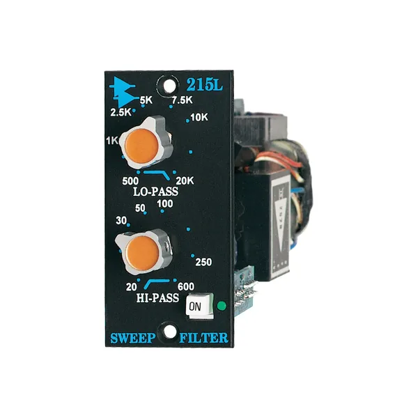 API AUDIO 215L 200-Series High-Pass / Low-Pass Sweep Filter Module