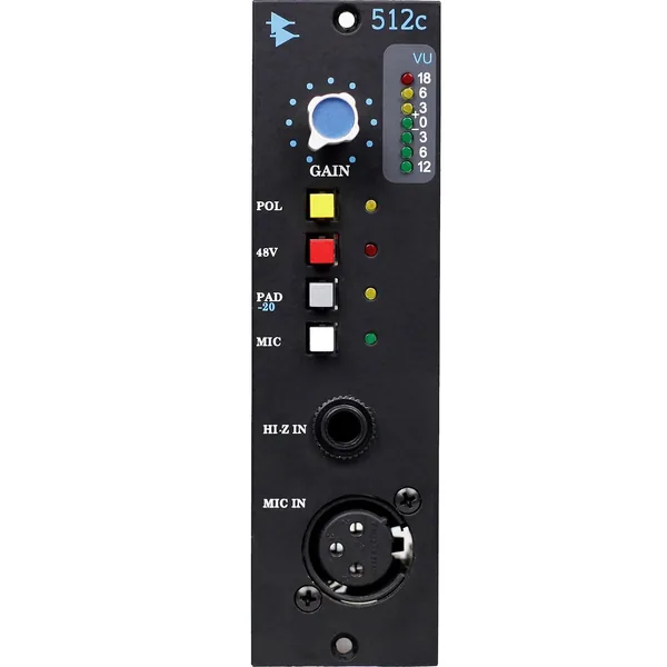 API AUDIO 512c 500-Series Mic/Line/Instrument Preamp Module
