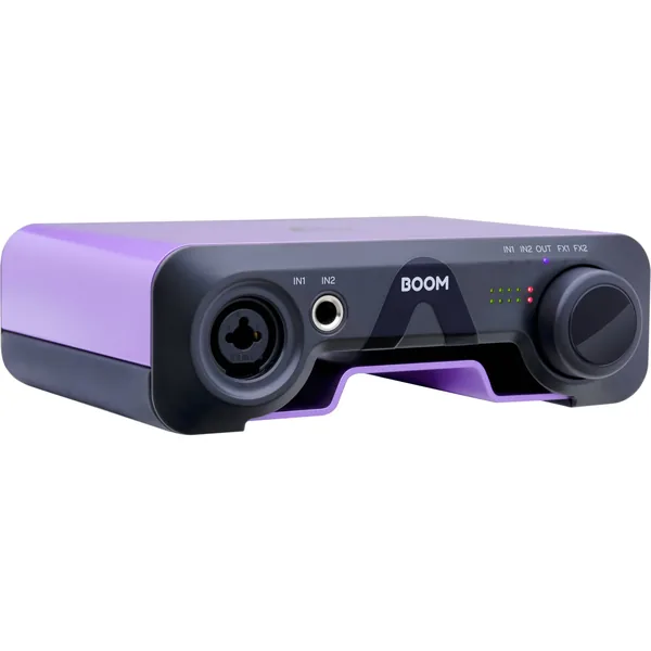 Apogee Electronics BOOM 2×2 Interfaz de audio USB tipo C de escritorio con hardware integrado DSP FX