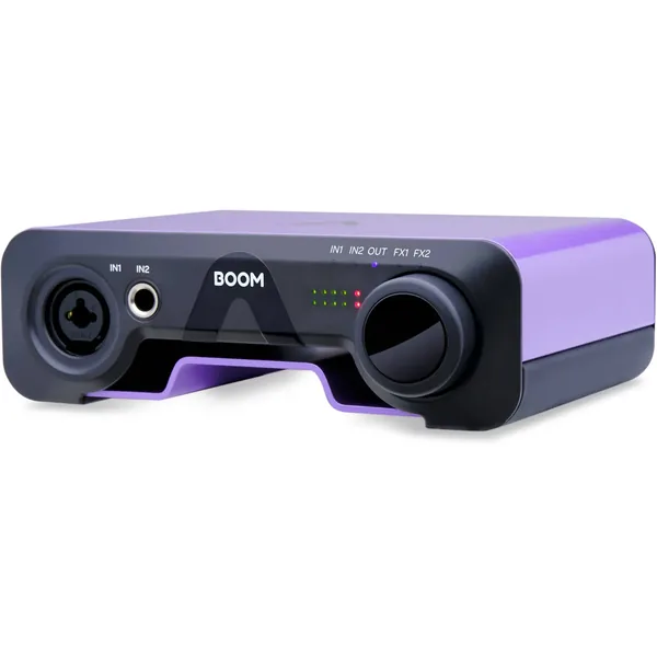 Apogee Electronics BOOM 2×2 Interfaz de audio USB tipo C de escritorio con hardware integrado DSP FX