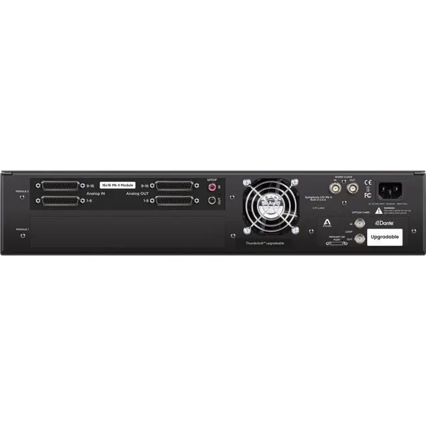 Apogee Electronics Symphony I/O Mk II Pro Tools Interfaz de audio con edición especial 16×16 E/S analógicas y 2×2 E/S digitales