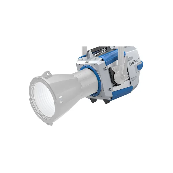 Luz LED ARRI Orbiter sin lente, yugo y cable (azul/plateado)