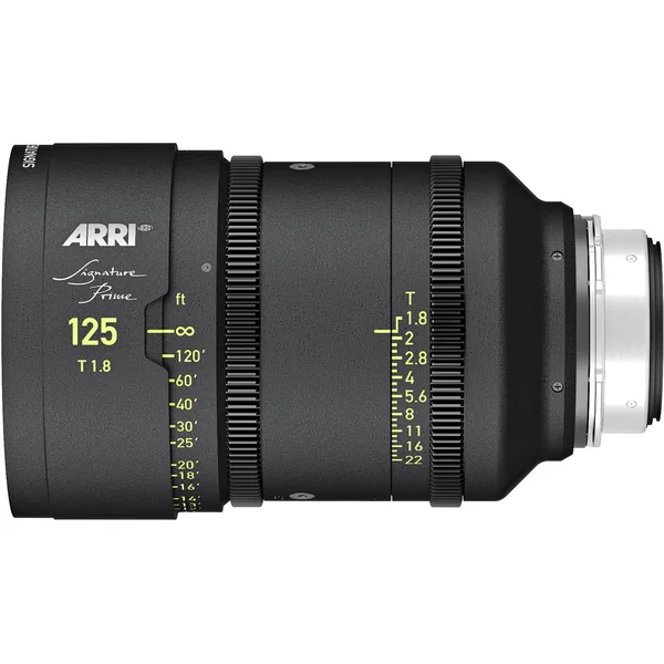 Lente ARRI Signature Prime de 125 mm T1.8 (marcas de enfoque en pies)