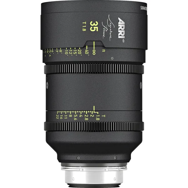 Lente ARRI Signature Prime de 35 mm T1.8 (marcas de enfoque en pies)