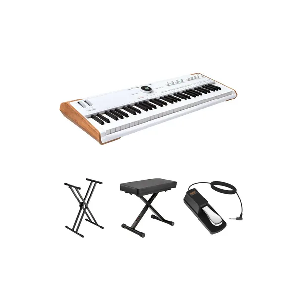 Arturia Astrolab Avant-Garde Stage Keyboard Kit con soporte, banco y pedal