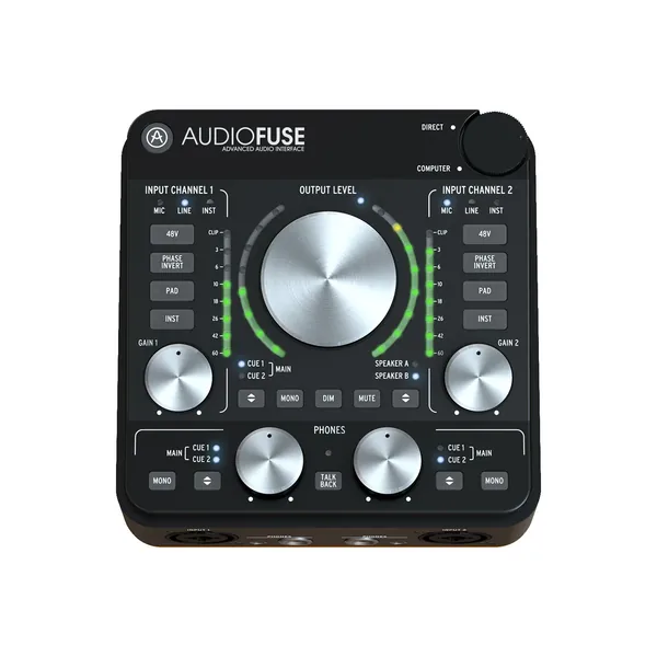 Interfaz de audio Arturia AudioFuse Rev2 14×14 (negro)