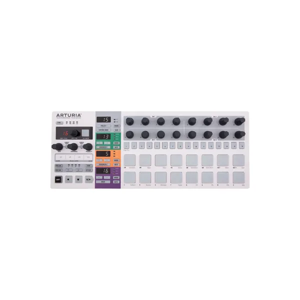Arturia BeatStep Pro MIDI/Controlador analógico y secuenciador (blanco)