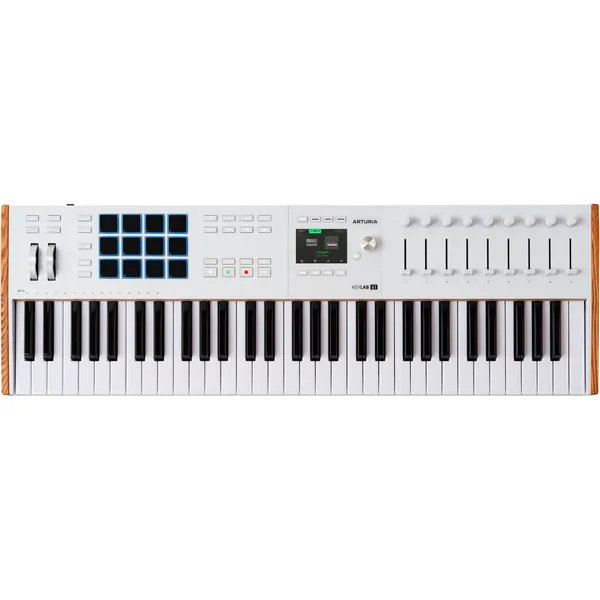 Arturia KeyLab 61 mk3 Controlador y software MIDI profesional (Blanco)