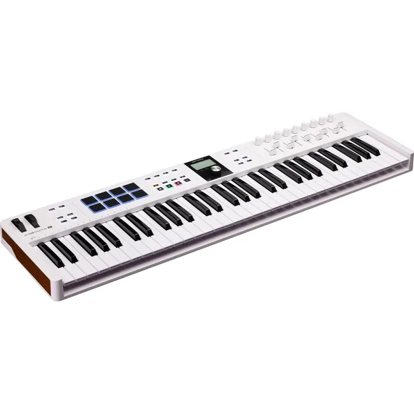 Arturia KeyLab Essential mk3 Controlador y software MIDI universal de 61 teclas (blanco)